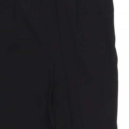 Womens UK Size 10 M&Co Regular Fit  Black Trousers