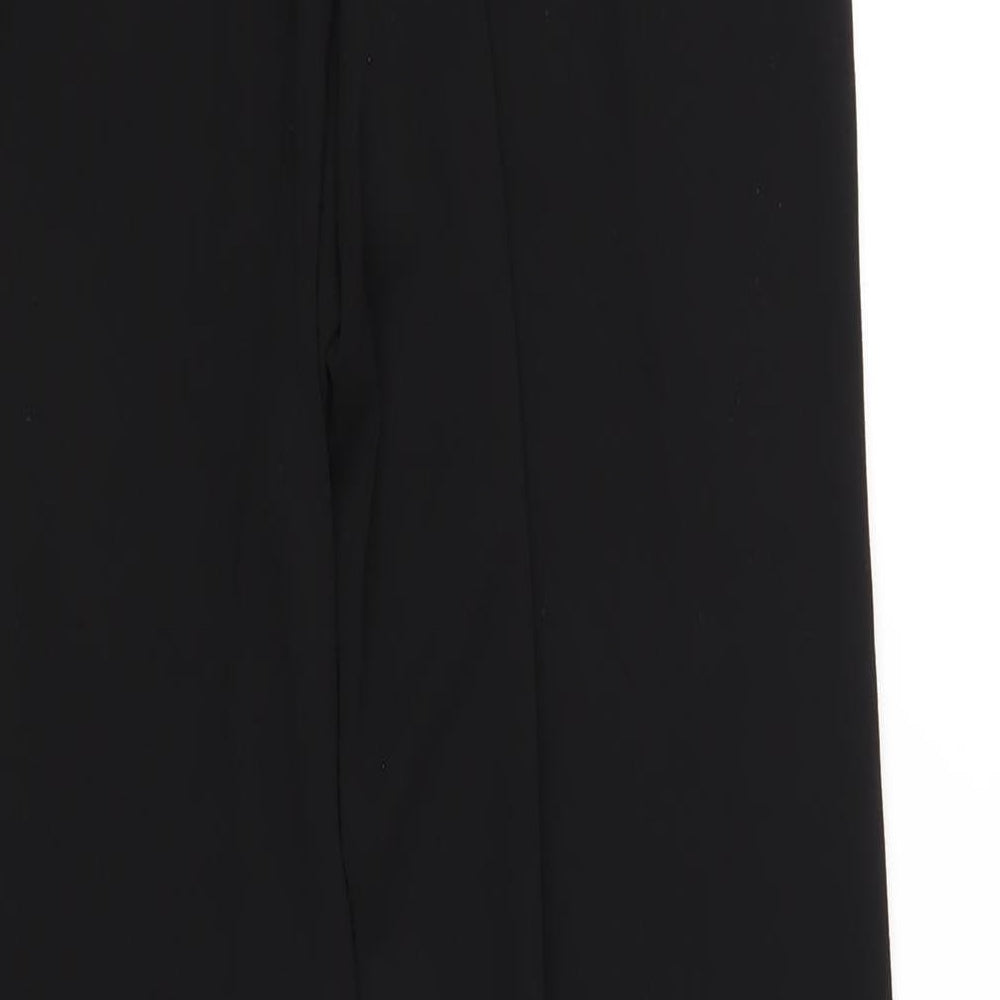 Womens UK Size 10 M&Co Regular Fit  Black Trousers