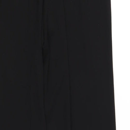 Womens UK Size 10 M&Co Regular Fit  Black Trousers