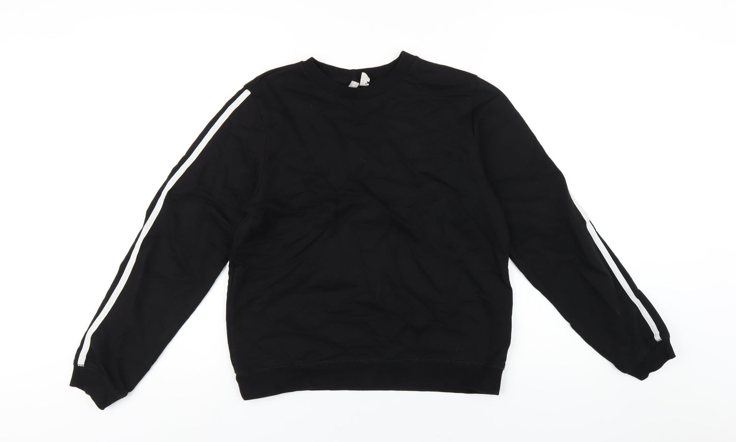 Womens UK Size 10 ASOS Black Pullover Sweatshirt