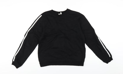 Womens UK Size 10 ASOS Black Pullover Sweatshirt