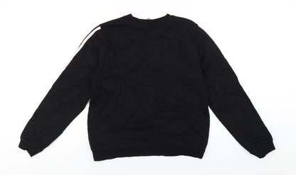 Womens UK Size 10 ASOS Black Pullover Sweatshirt