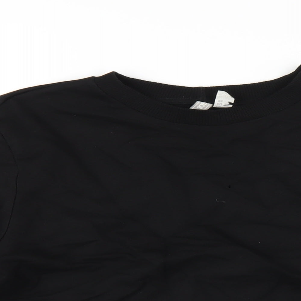 Womens UK Size 10 ASOS Black Pullover Sweatshirt