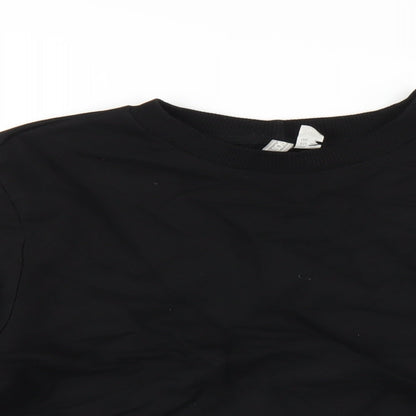 Womens UK Size 10 ASOS Black Pullover Sweatshirt