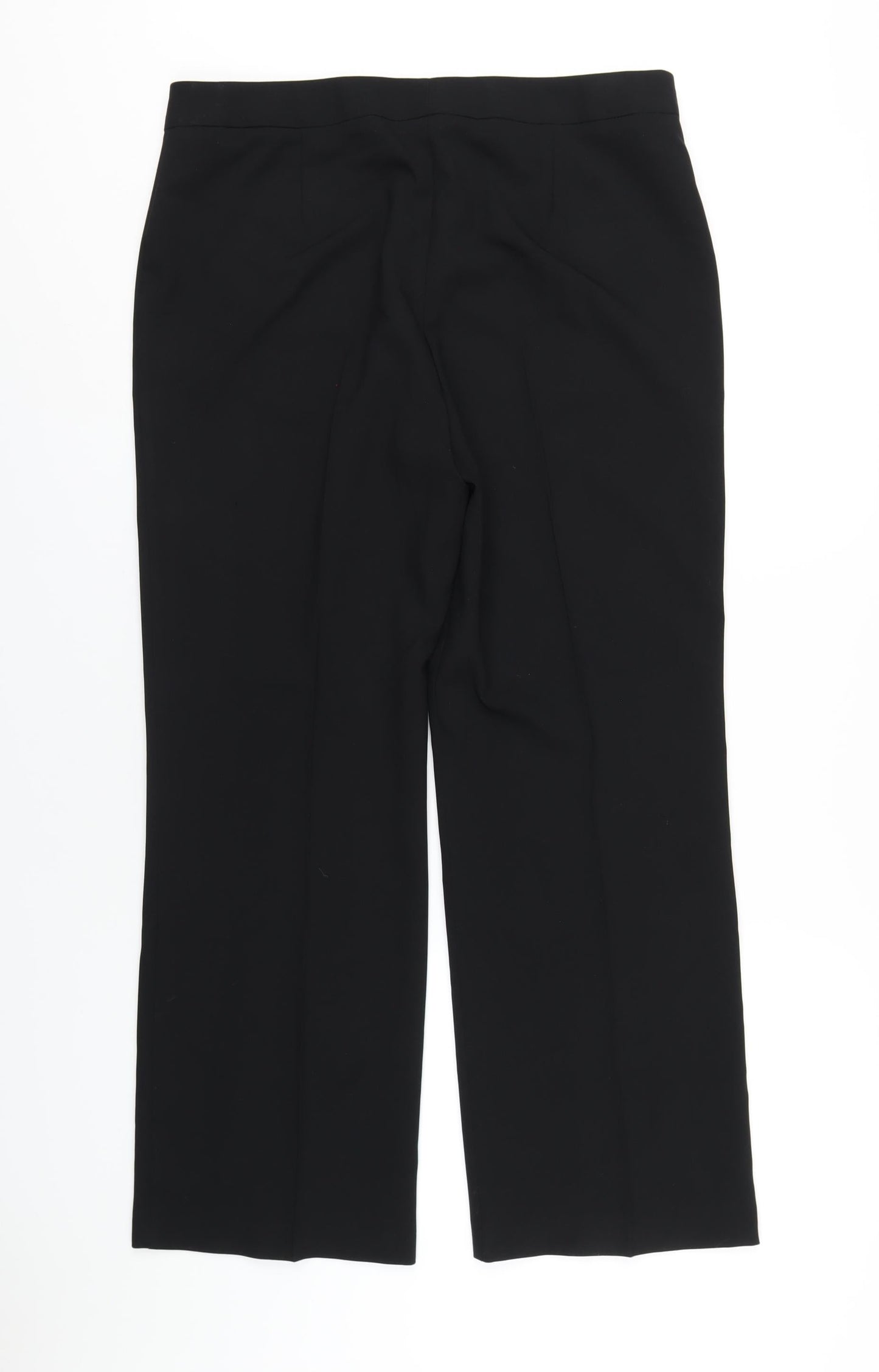 Womens UK Size 14 Marks and Spencer Regular Fit  Black Trousers
