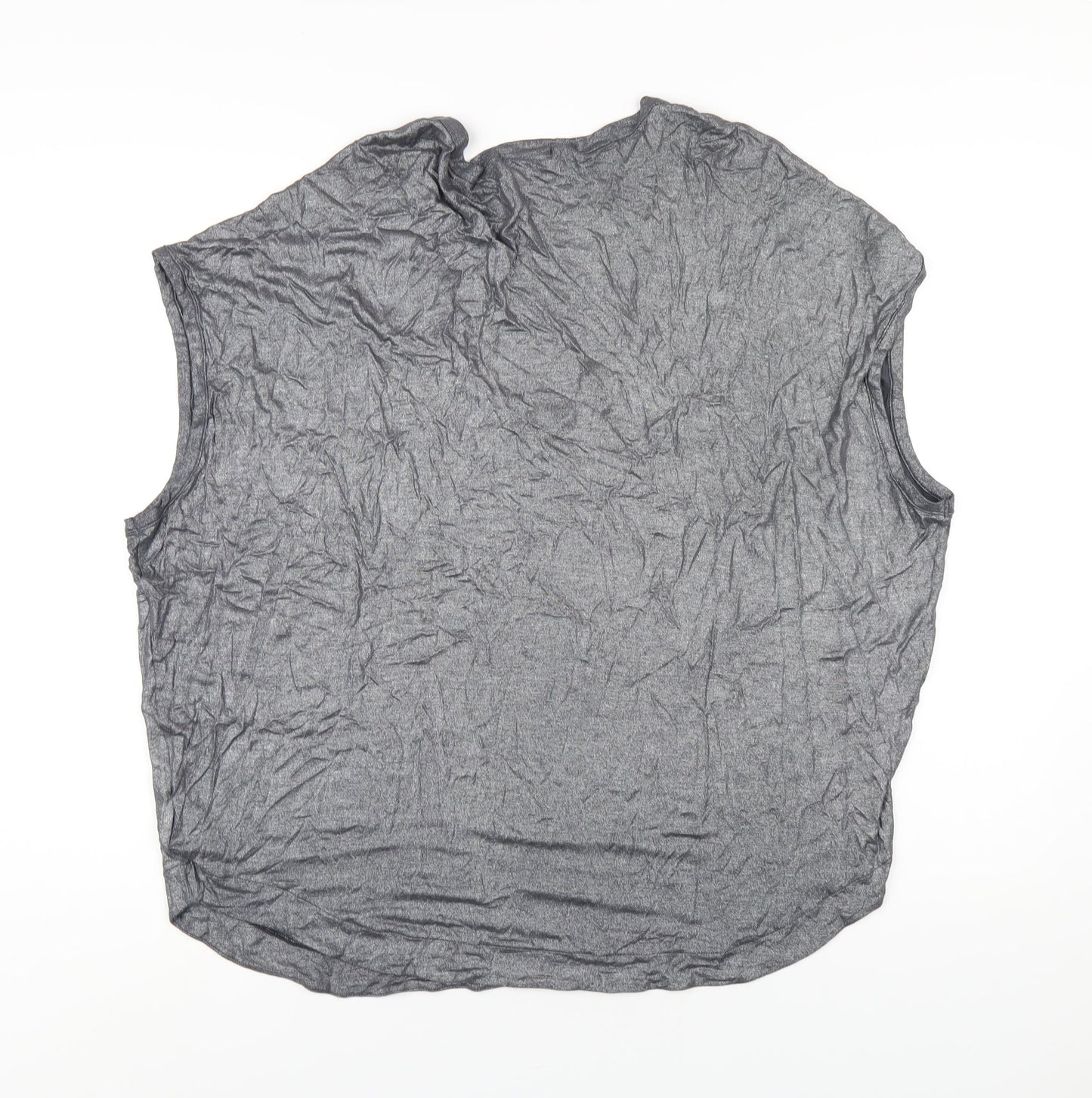 Womens UK Size XL Gap Silver Basic T-Shirt
