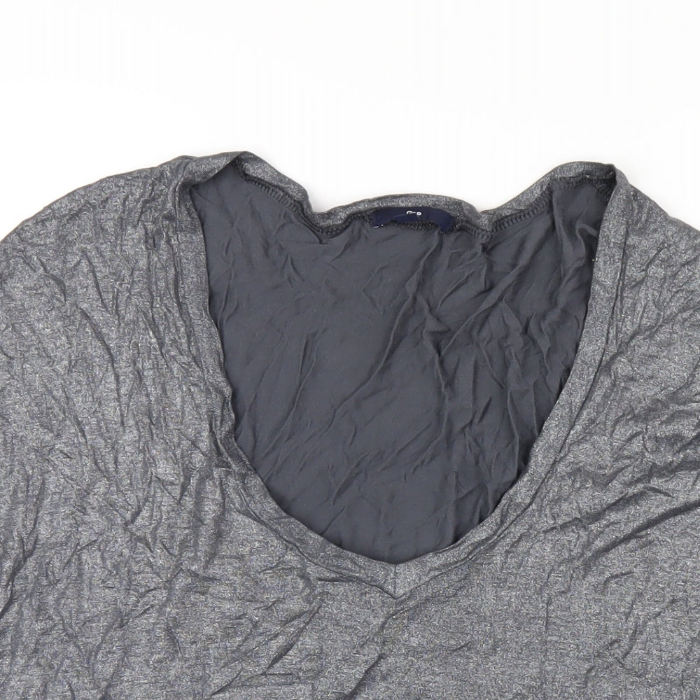 Womens UK Size XL Gap Silver Basic T-Shirt