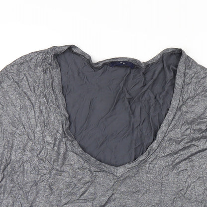 Womens UK Size XL Gap Silver Basic T-Shirt