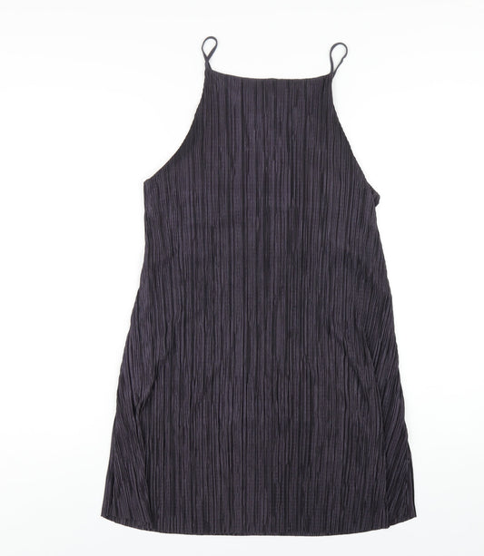 Pins & Needles Womens Purple Polyester A-Line Size M Square Neck Pullover