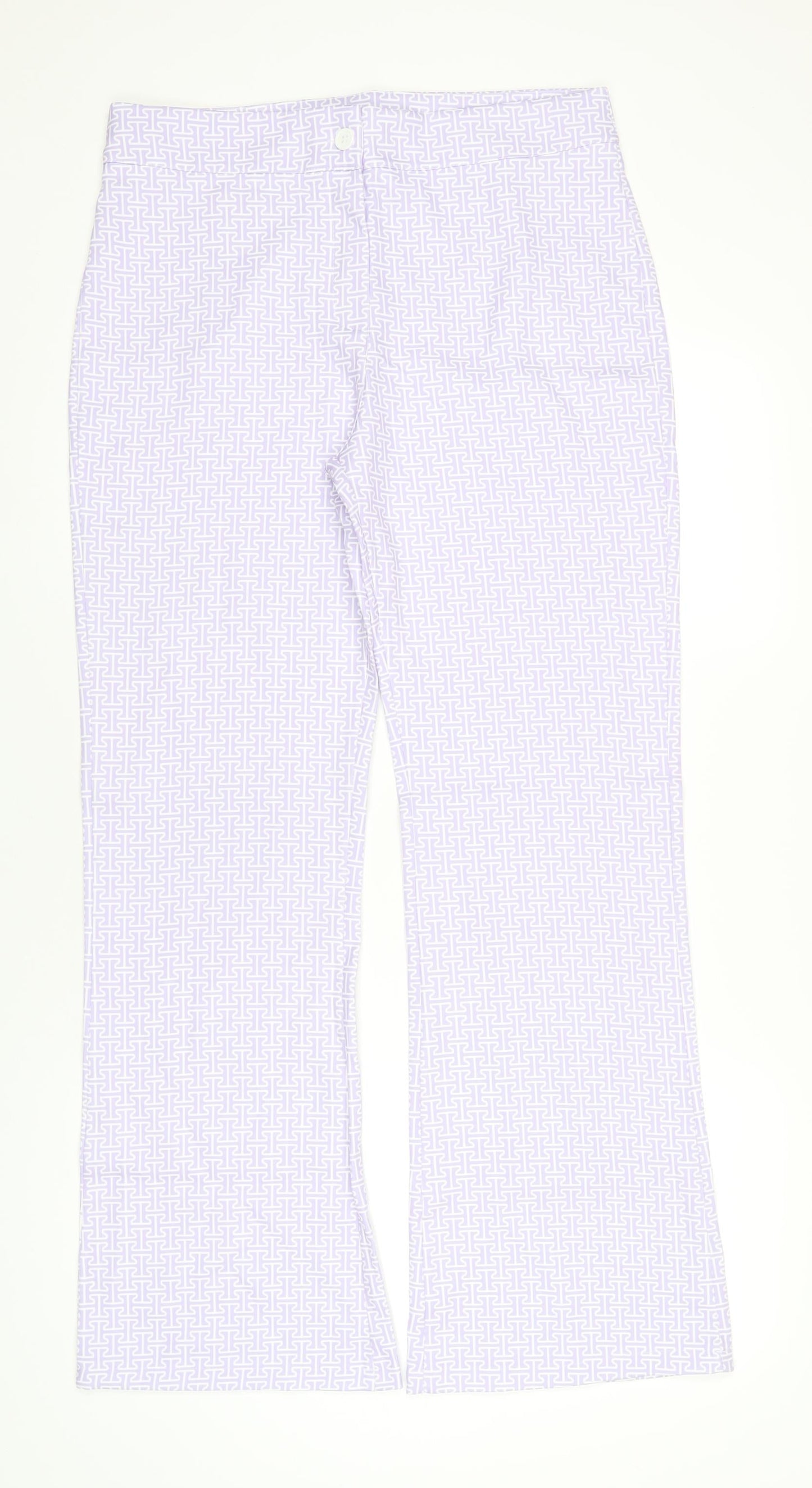 Womens UK Size 16 Boohoo Regular Fit  Purple Trousers