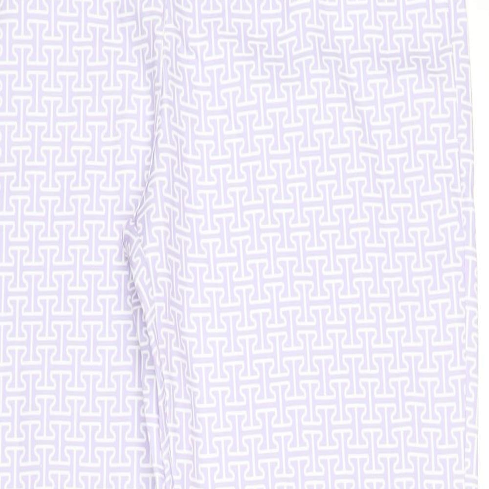 Womens UK Size 16 Boohoo Regular Fit  Purple Trousers