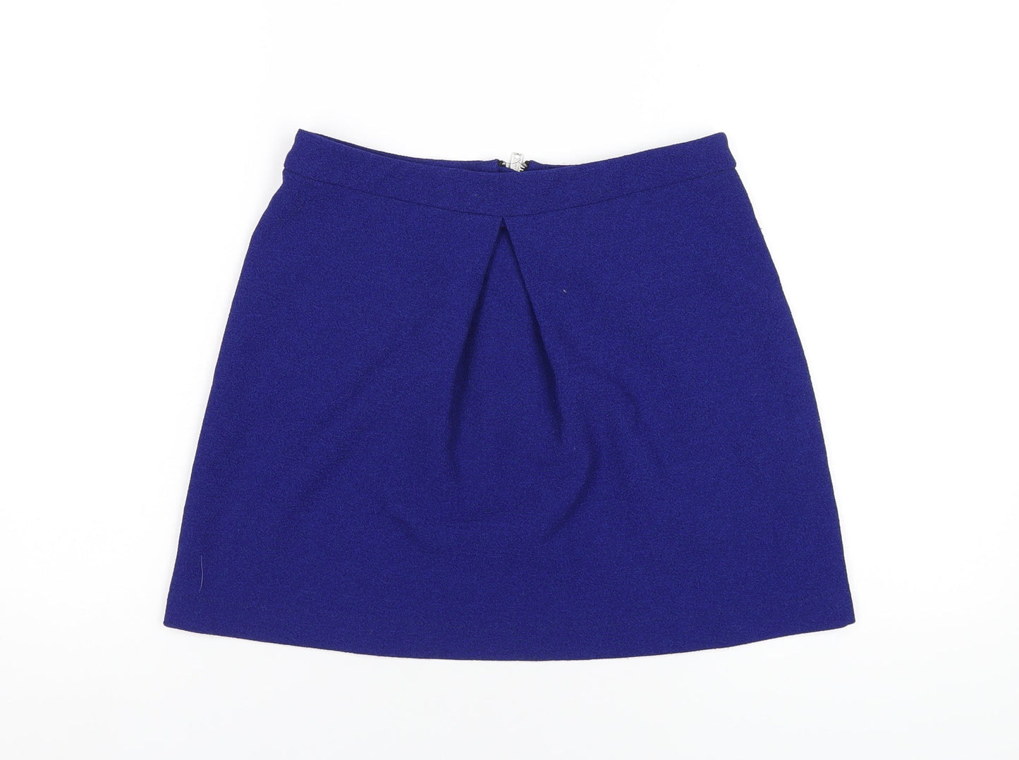 New Look Girls Blue Polyester A-Line Skirt Size 12-13 Years Regular Zip
