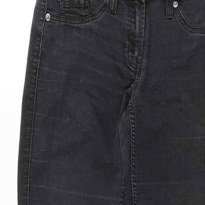 Great Plains Womens Black Cotton Skinny Jeans Size 8 L29 in Regular Zip