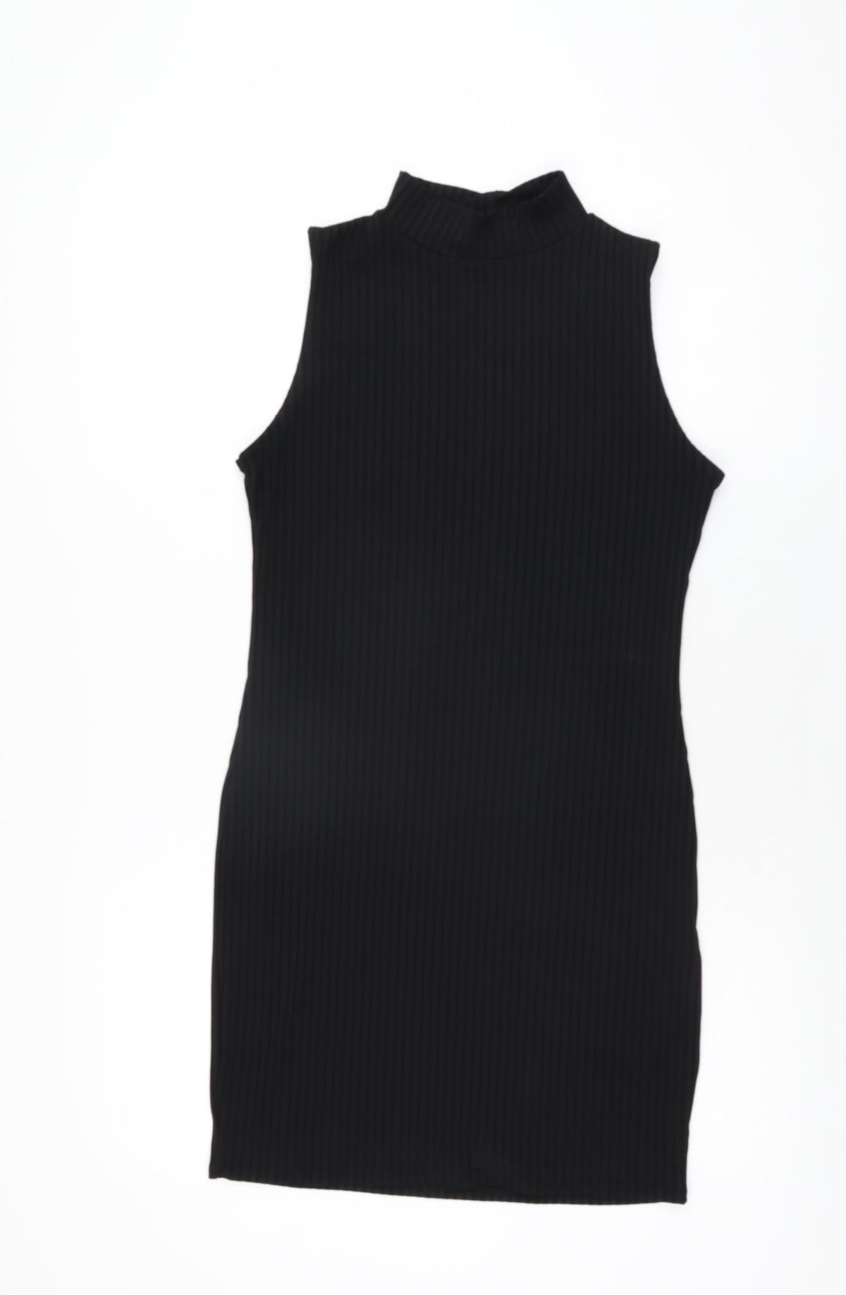 Studio 21 Womens Black Polyester Bodycon Size 12 High Neck Pullover
