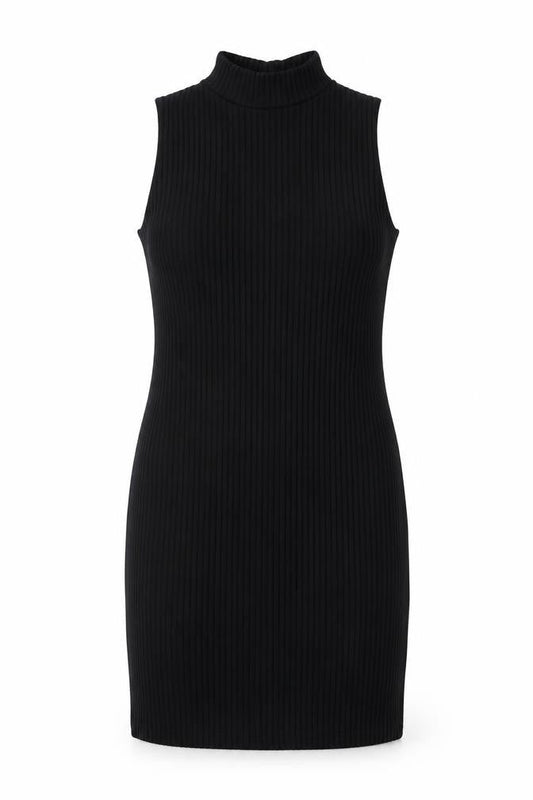 Studio 21 Womens Black Polyester Bodycon Size 12 High Neck Pullover