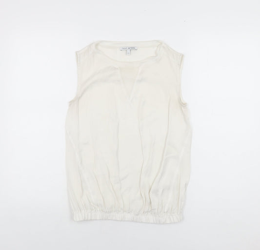 Womens UK Size 6 NEXT White Basic Blouse