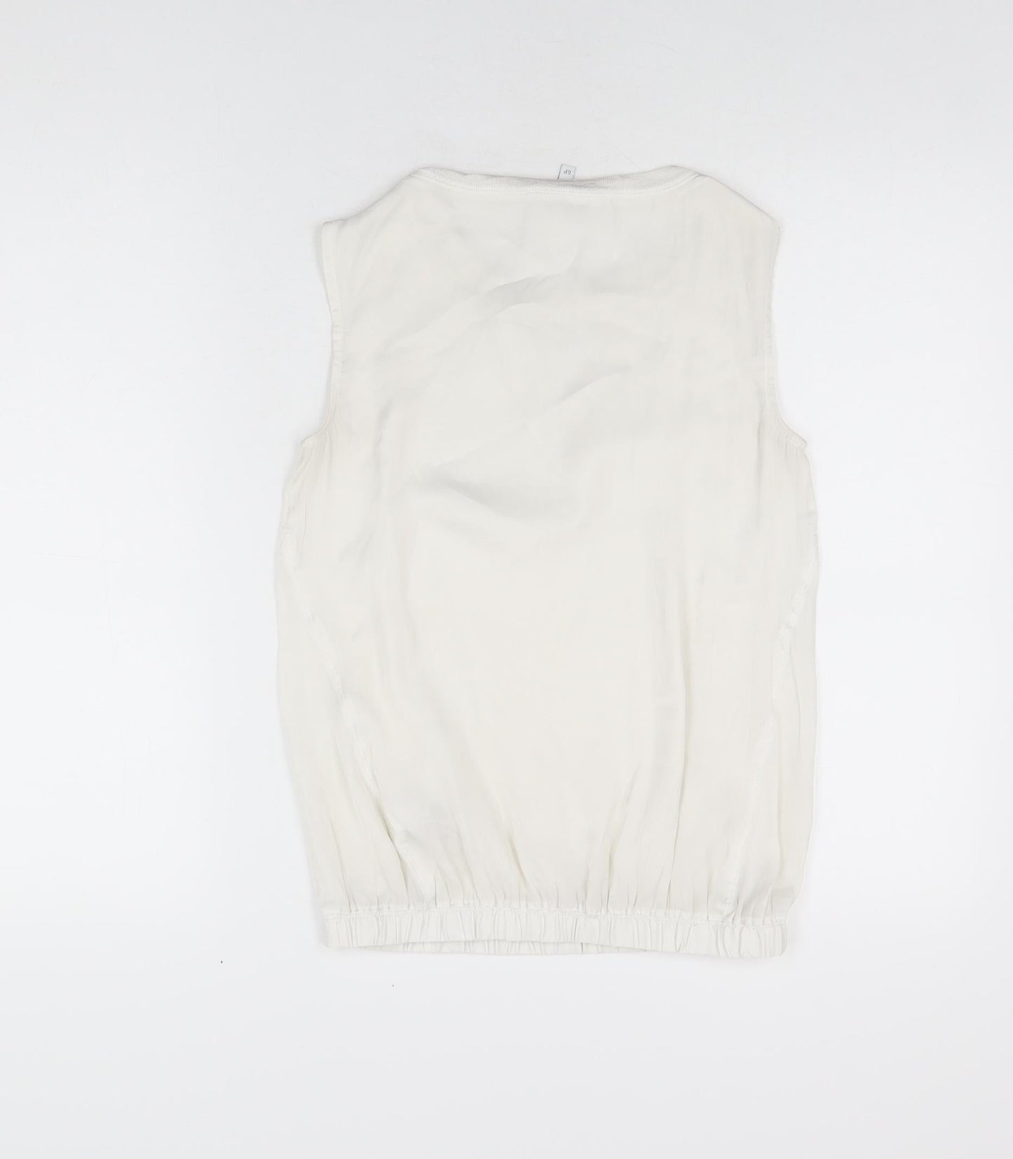 Womens UK Size 6 NEXT White Basic Blouse