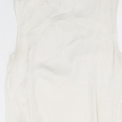 Womens UK Size 6 NEXT White Basic Blouse