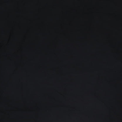 Womens UK Size L Pull&Bear Black Basic Button-Up