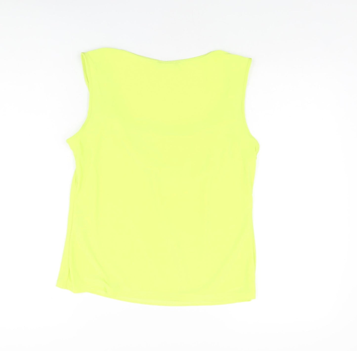 Womens UK Size 16 Roman Yellow Basic T-Shirt