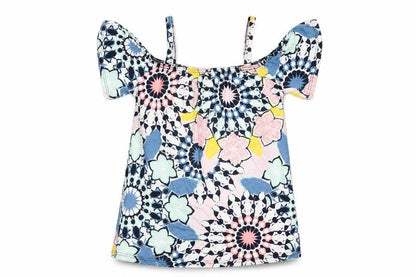 Womens UK Size 8 Dorothy Perkins Multicoloured Basic T-Shirt