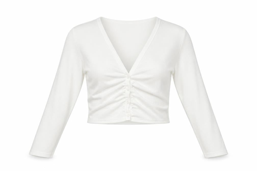 Womens UK Size M Zara White Basic Button-Up