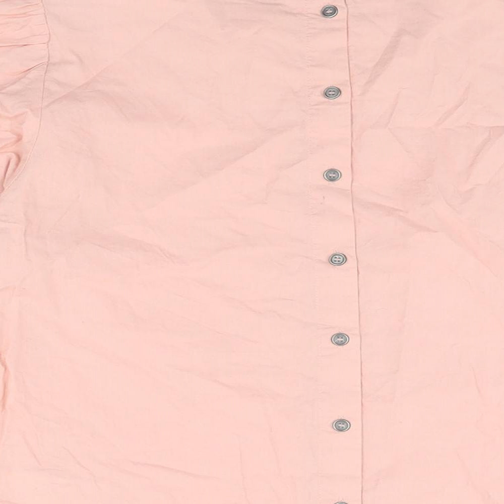 Womens UK Size 8 VILA Pink Basic T-Shirt