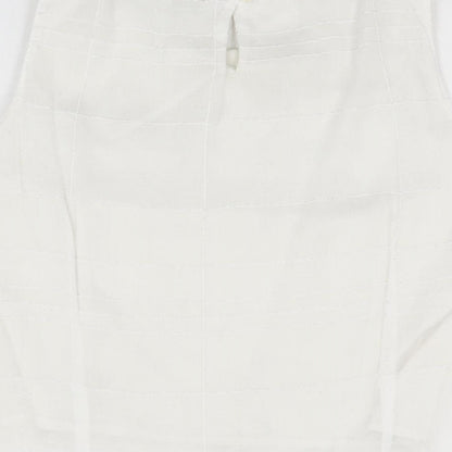 Womens UK Size 14 Klass White Basic T-Shirt