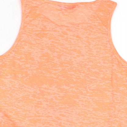 Womens UK Size 10 Internacionale Pink Basic T-Shirt