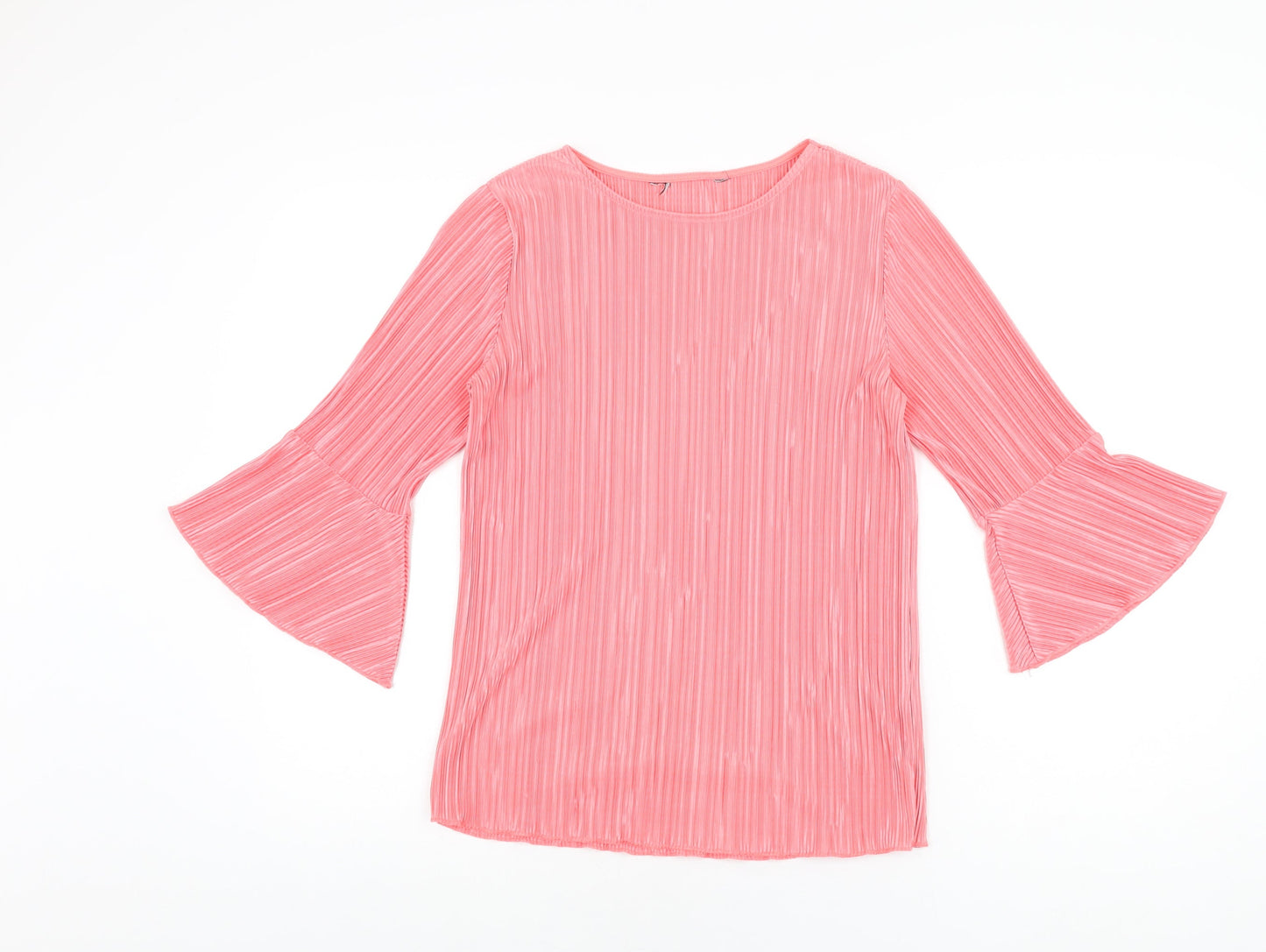Womens UK Size 12 Dorothy Perkins Pink Basic T-Shirt