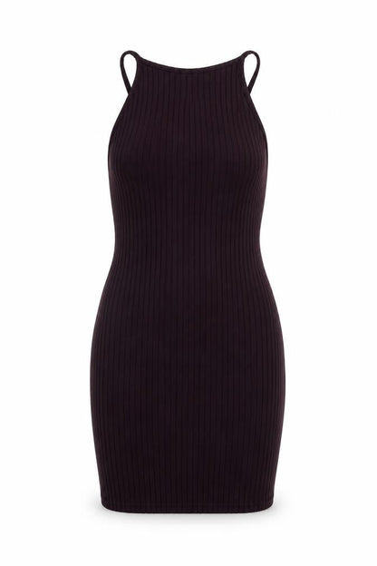 Missguided Womens Purple Polyester Bodycon Size 4 Square Neck Tie