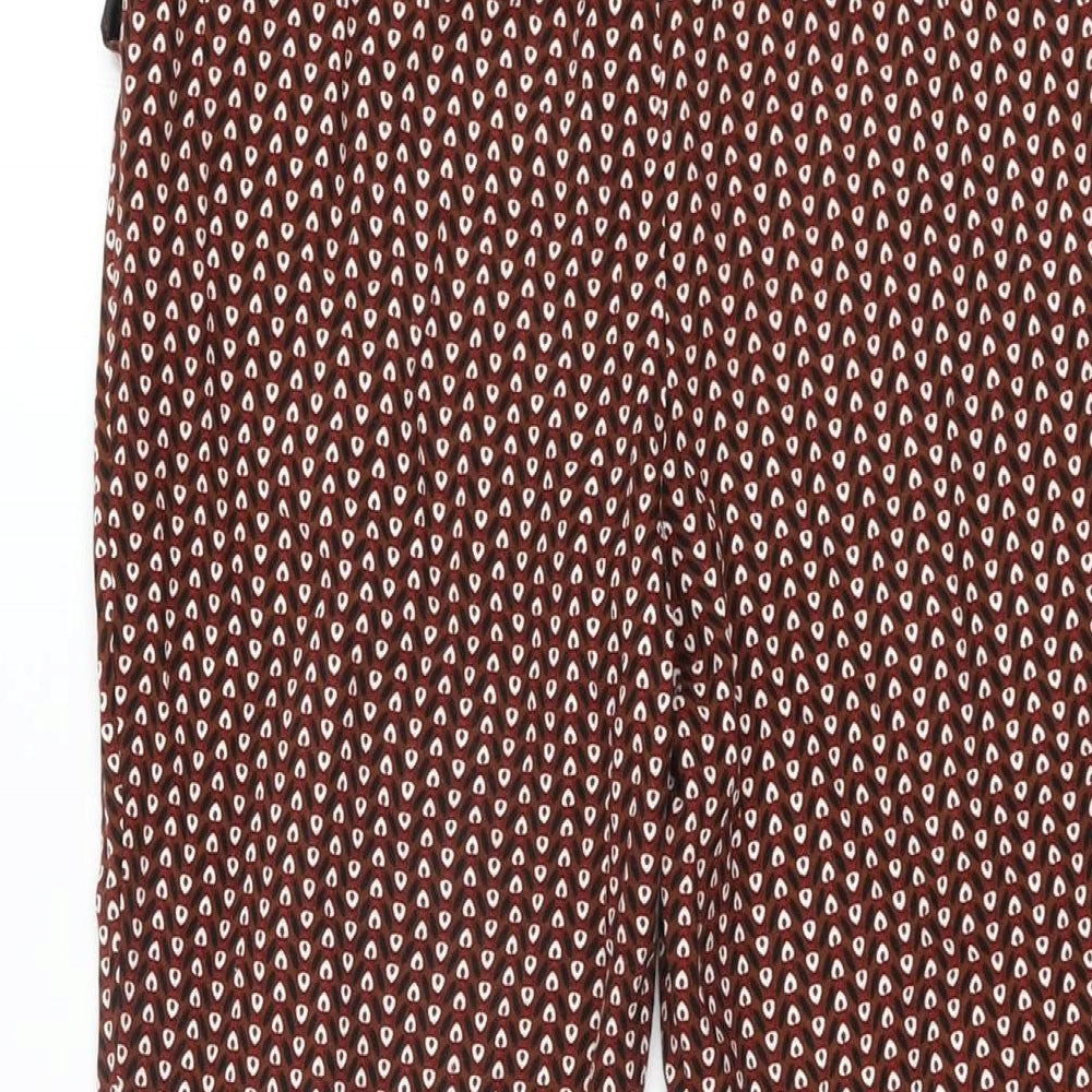 Womens UK Size 6 NEXT Regular Fit  Brown Trousers