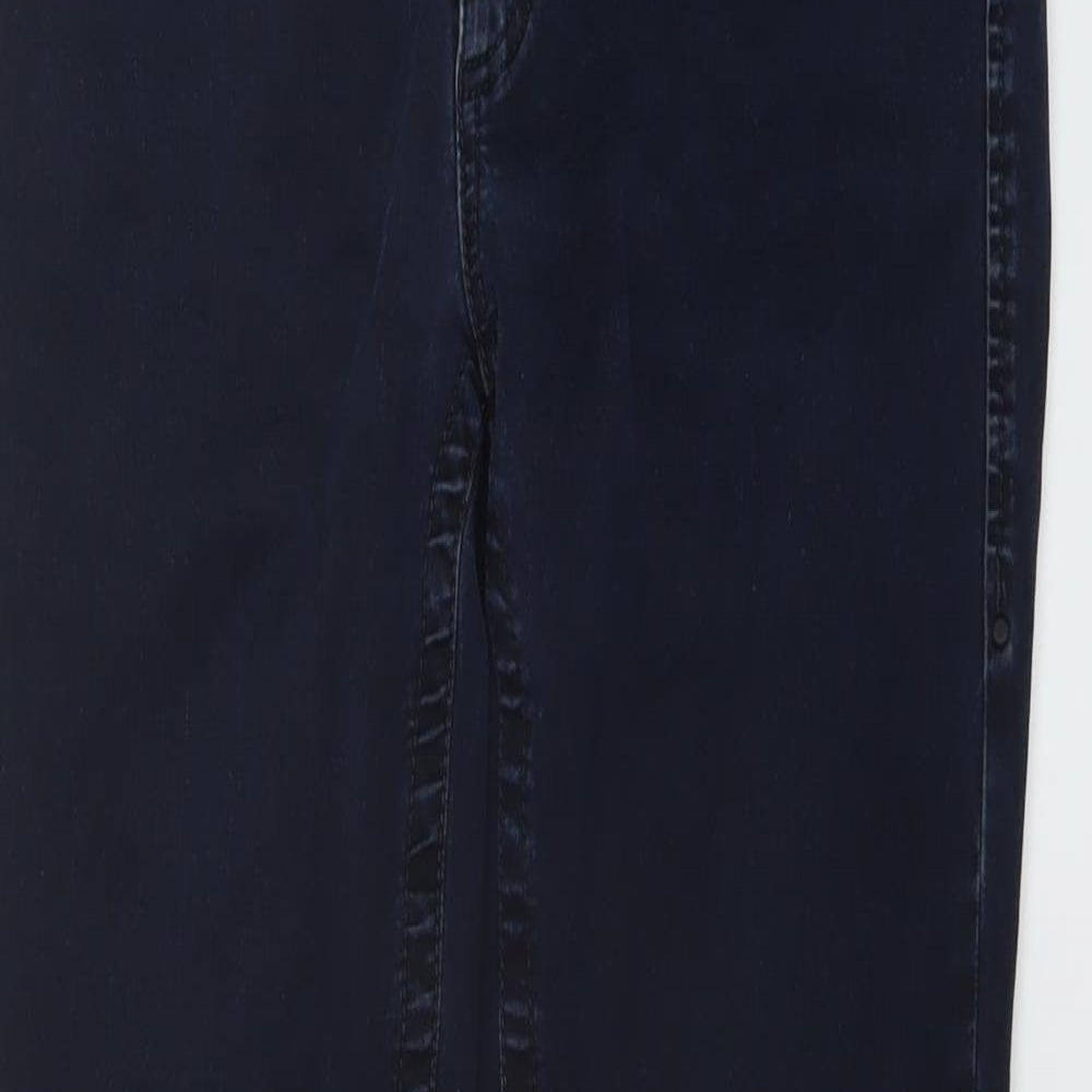 Marccain Mens Blue Cotton Skinny Jeans Size 30 in L30 in Regular Button