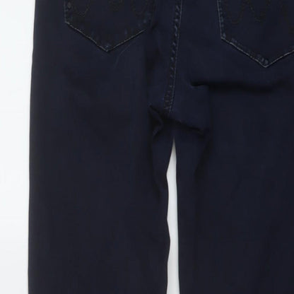 Marccain Mens Blue Cotton Skinny Jeans Size 30 in L30 in Regular Button