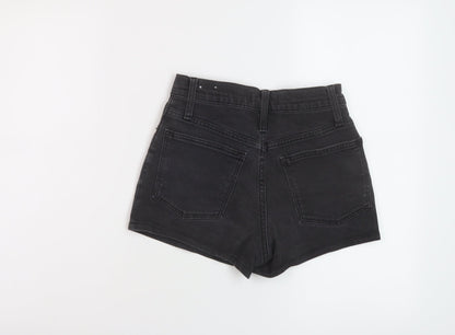 Madewell Womens Green Cotton Hot Pants Shorts Size 23 in L3 in Regular Button