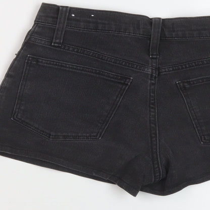 Madewell Womens Green Cotton Hot Pants Shorts Size 23 in L3 in Regular Button