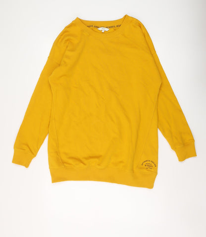Womens UK Size M NEXT Yellow Pullover Sweatshirt