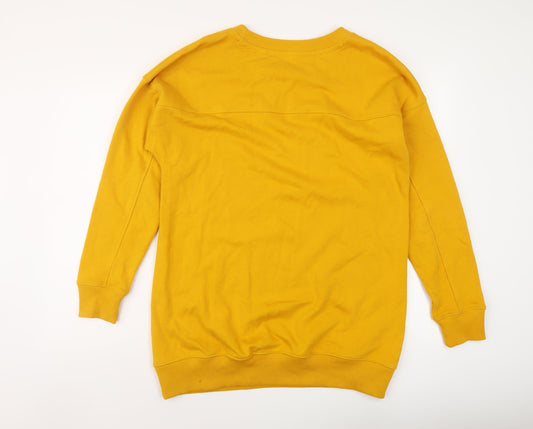 Womens UK Size M NEXT Yellow Pullover Sweatshirt