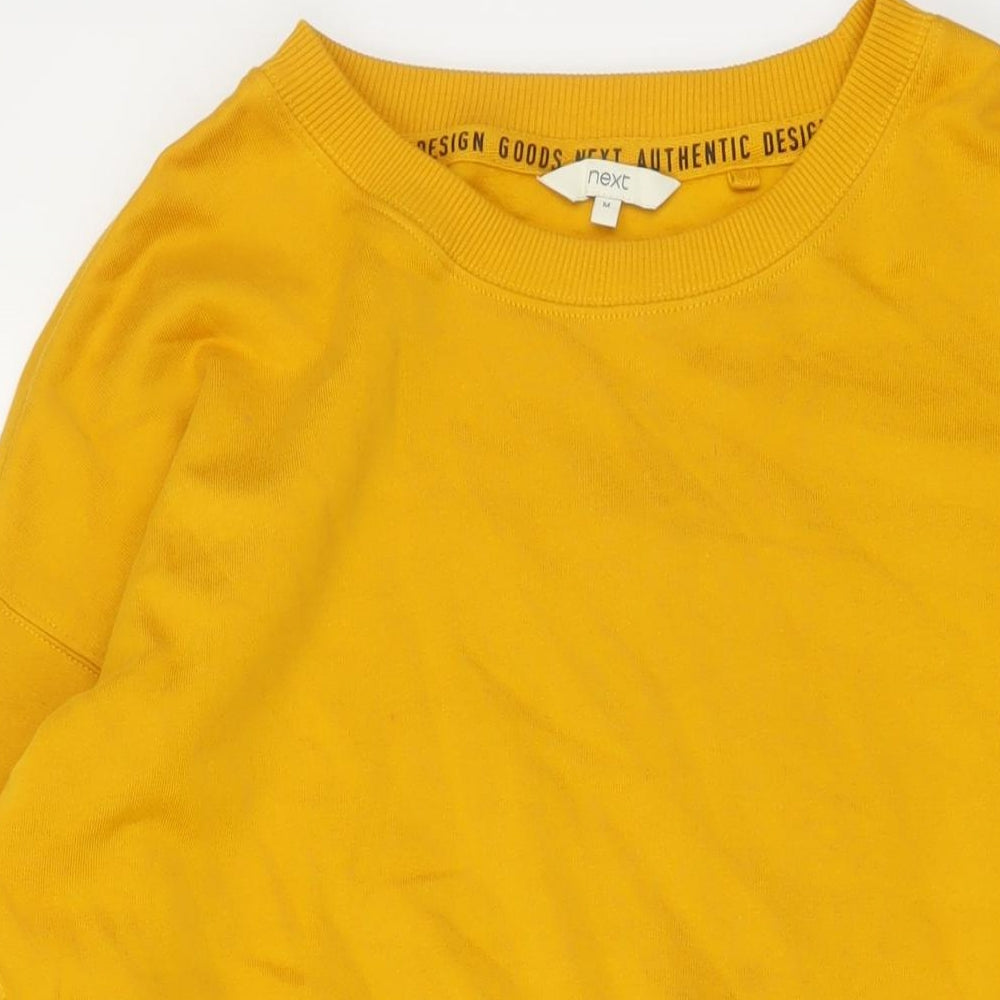 Womens UK Size M NEXT Yellow Pullover Sweatshirt