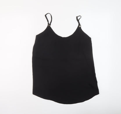 Womens UK Size 6 Dorothy Perkins Black Basic Tank