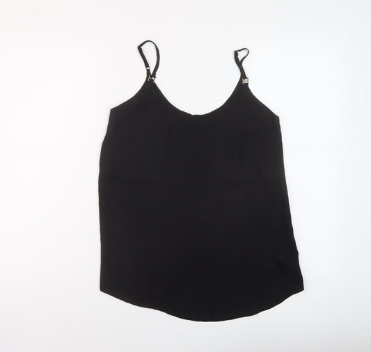 Womens UK Size 6 Dorothy Perkins Black Basic Tank
