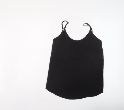 Womens UK Size 6 Dorothy Perkins Black Basic Tank