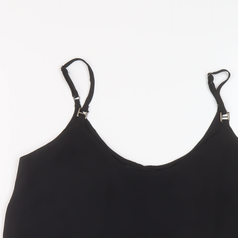 Womens UK Size 6 Dorothy Perkins Black Basic Tank