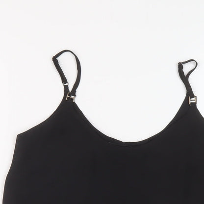 Womens UK Size 6 Dorothy Perkins Black Basic Tank