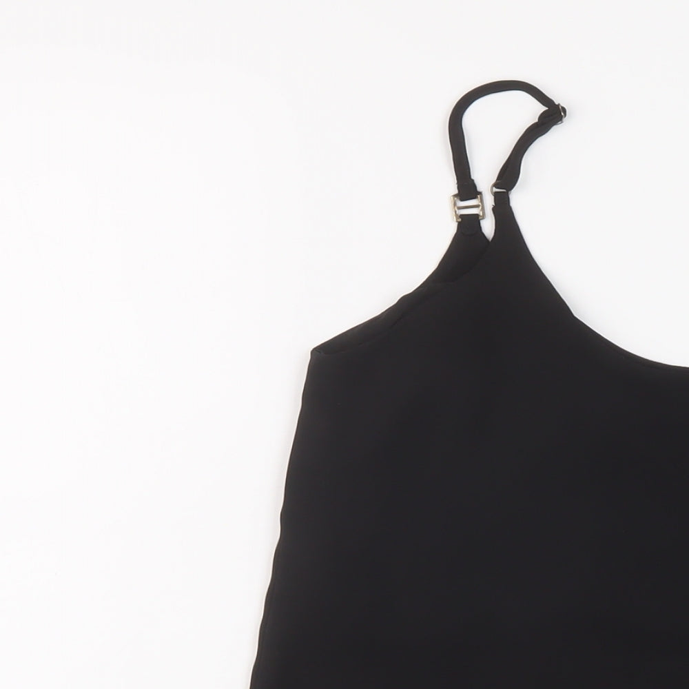 Womens UK Size 6 Dorothy Perkins Black Basic Tank
