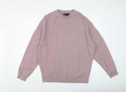 Womens UK Size S ASOS Pink Pullover Sweatshirt