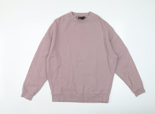 Womens UK Size S ASOS Pink Pullover Sweatshirt