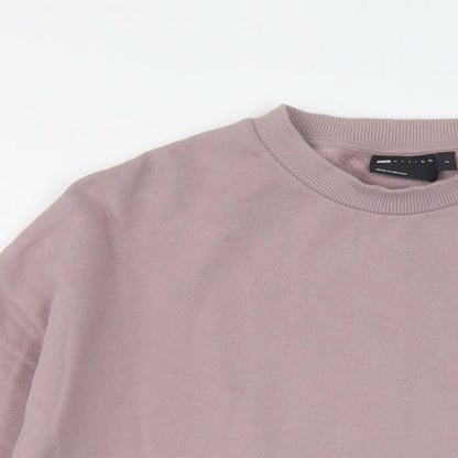 Womens UK Size S ASOS Pink Pullover Sweatshirt