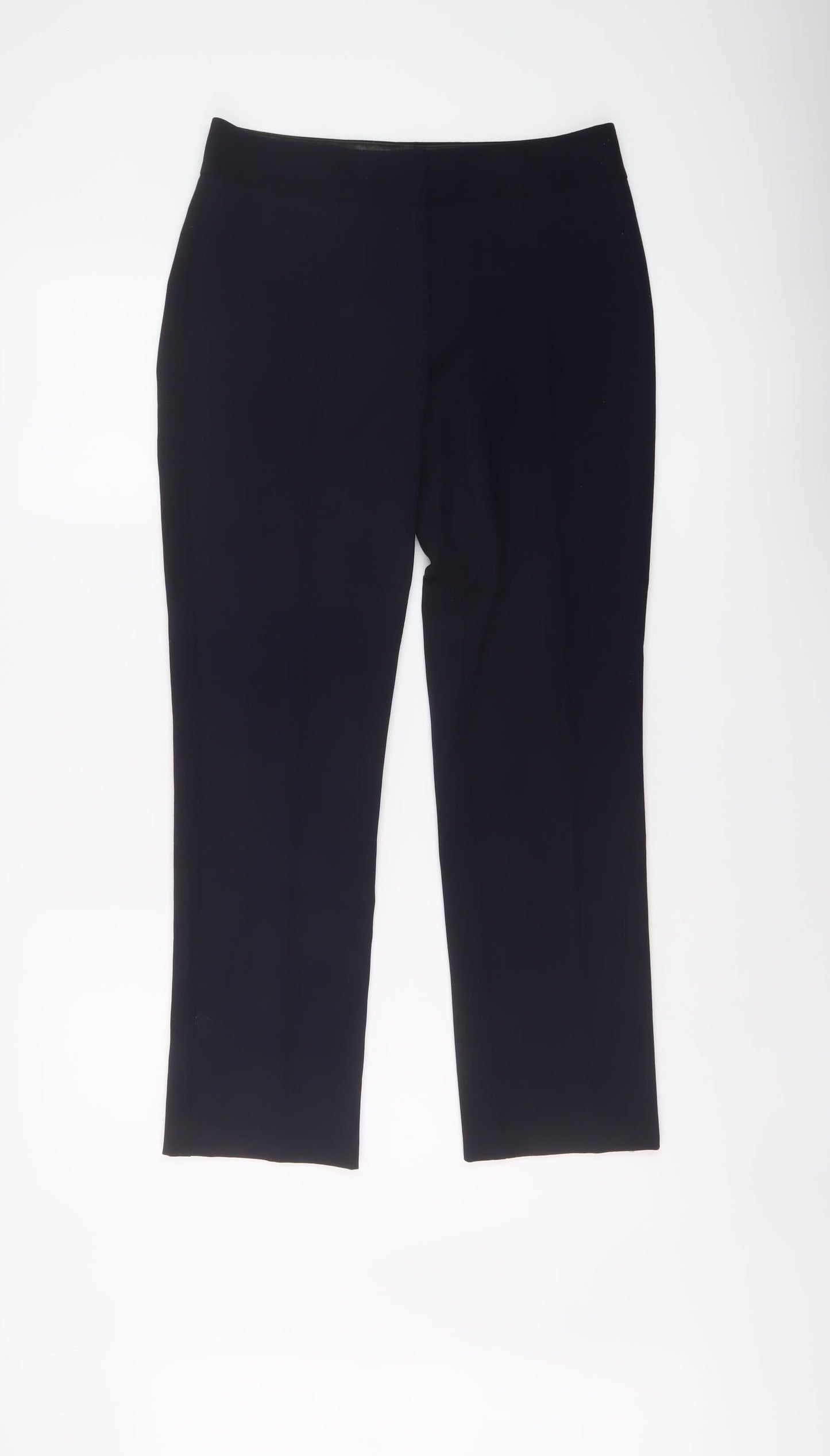 Womens UK Size 8 Marks and Spencer Regular Fit  Blue Trousers
