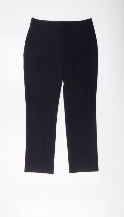 Womens UK Size 8 Marks and Spencer Regular Fit  Blue Trousers